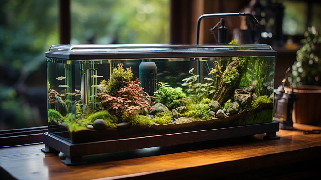 Self-sustaining aquarium