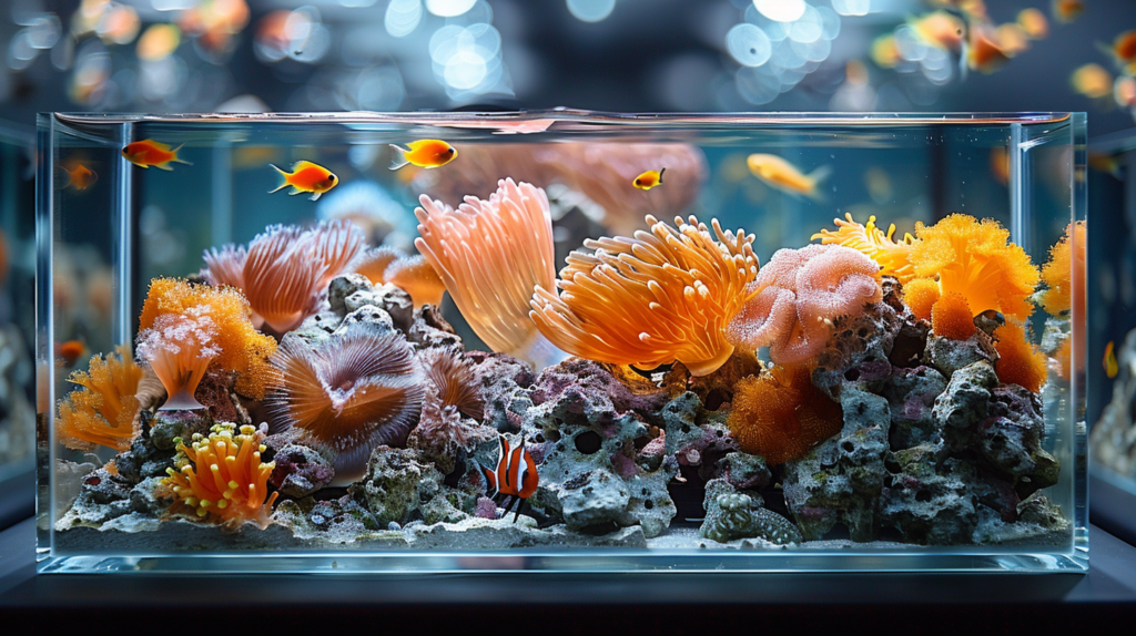 Acrylic vs. glass fish tanks, clarity and durability comparison.