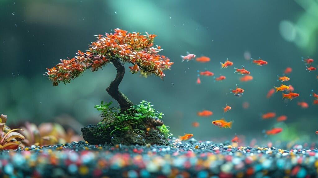 Bonsai Tree in Fish Tank